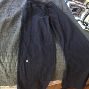 Lulu lemon black wide leg pants